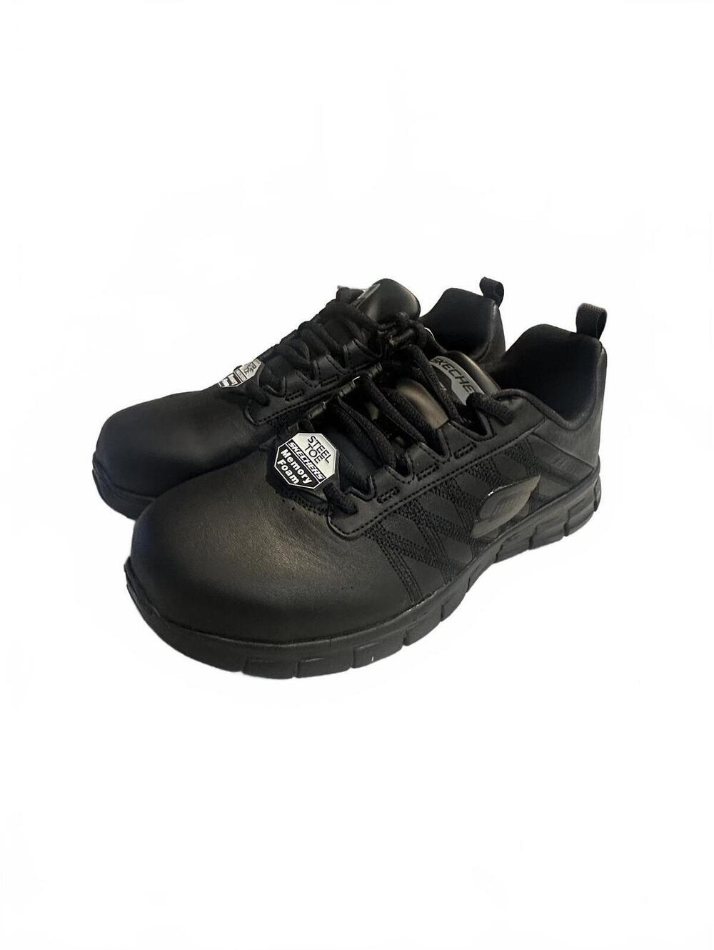 Skechers Work Sure Track Martley Women’s 8 Steel Toe Slip Resistant Shoes NWT